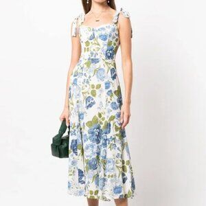 Reformation Nadira - Like New - Floral-Print Midi Dress